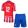 Original Trikotsatz Atlético Madrid S. Lino 12 Heimtrikot 2024-25 Für Kinder